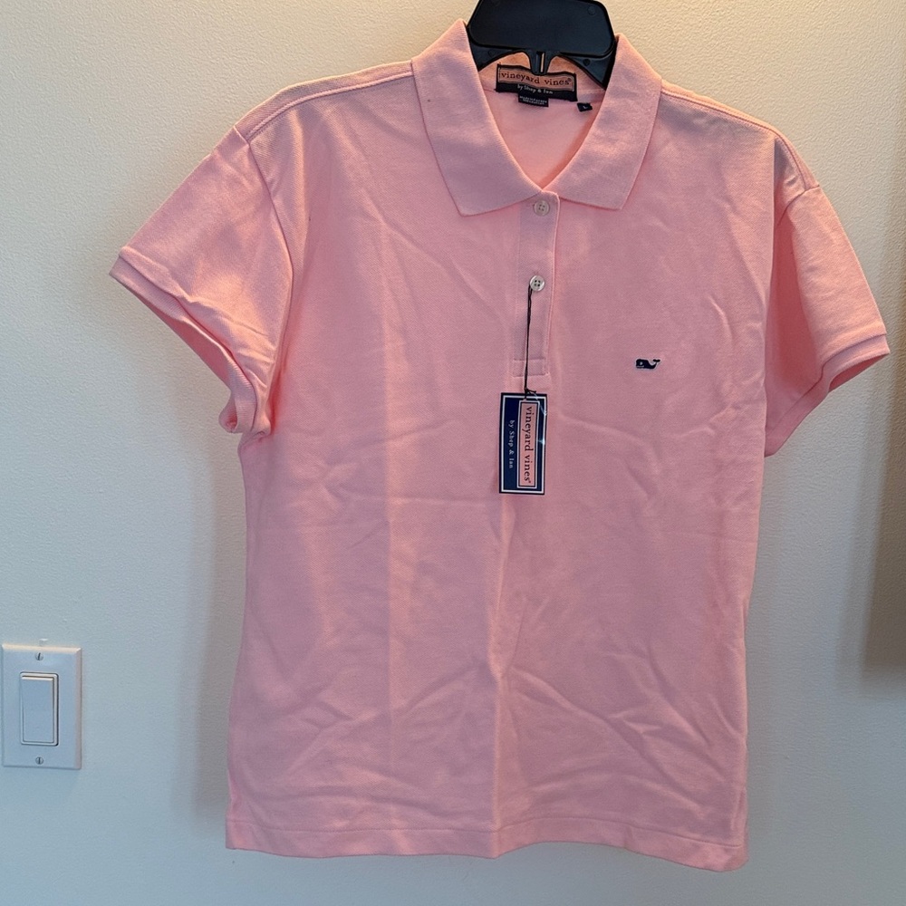 Boys Vineyard VinesPink Polo Shirt